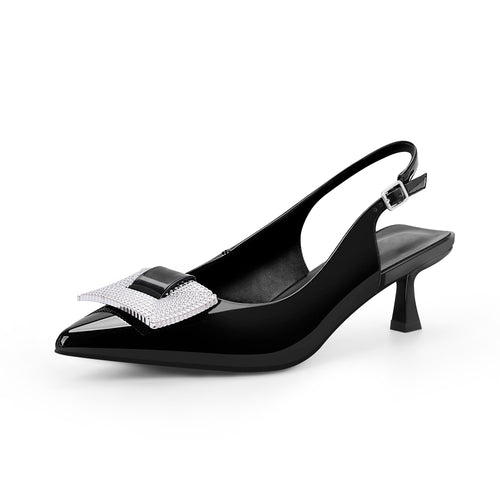 Women's Kitten Heel  Pointed Toe Pumps