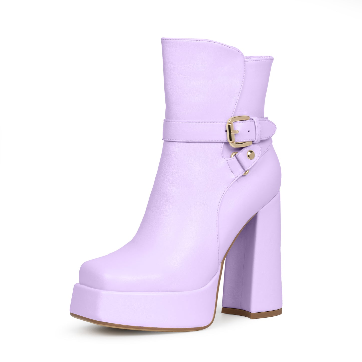 Platform Chunky High Heel Ankle Boots