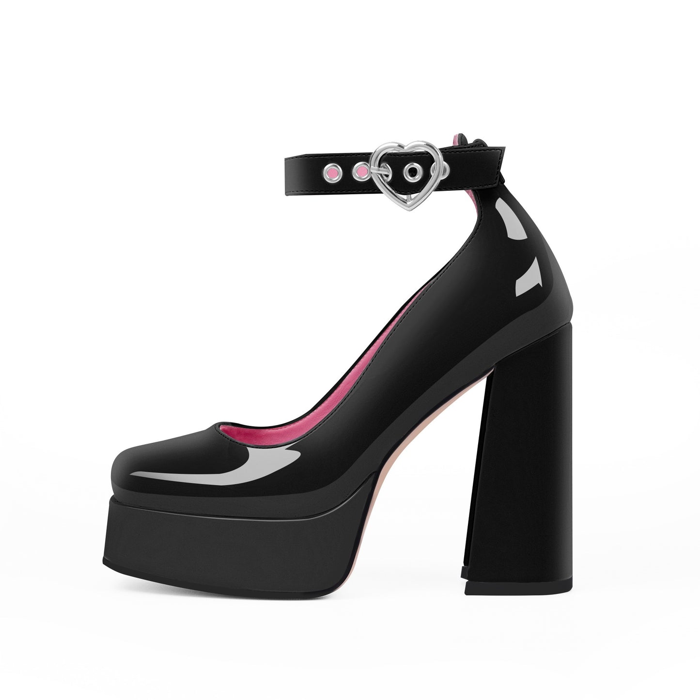 Women's Platform High Block Heel Pumps