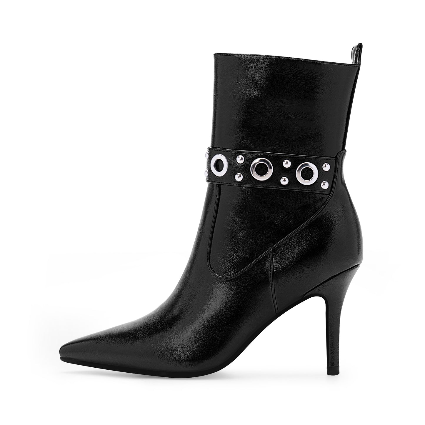 High Heel Zipper Ankle Boots