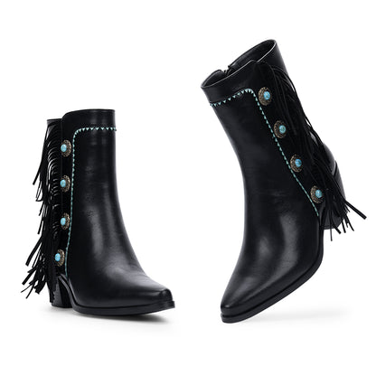 Tassel Short Boots