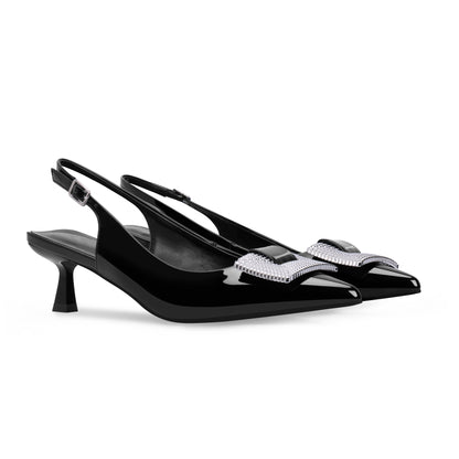 Women's Kitten Heel  Pointed Toe Pumps