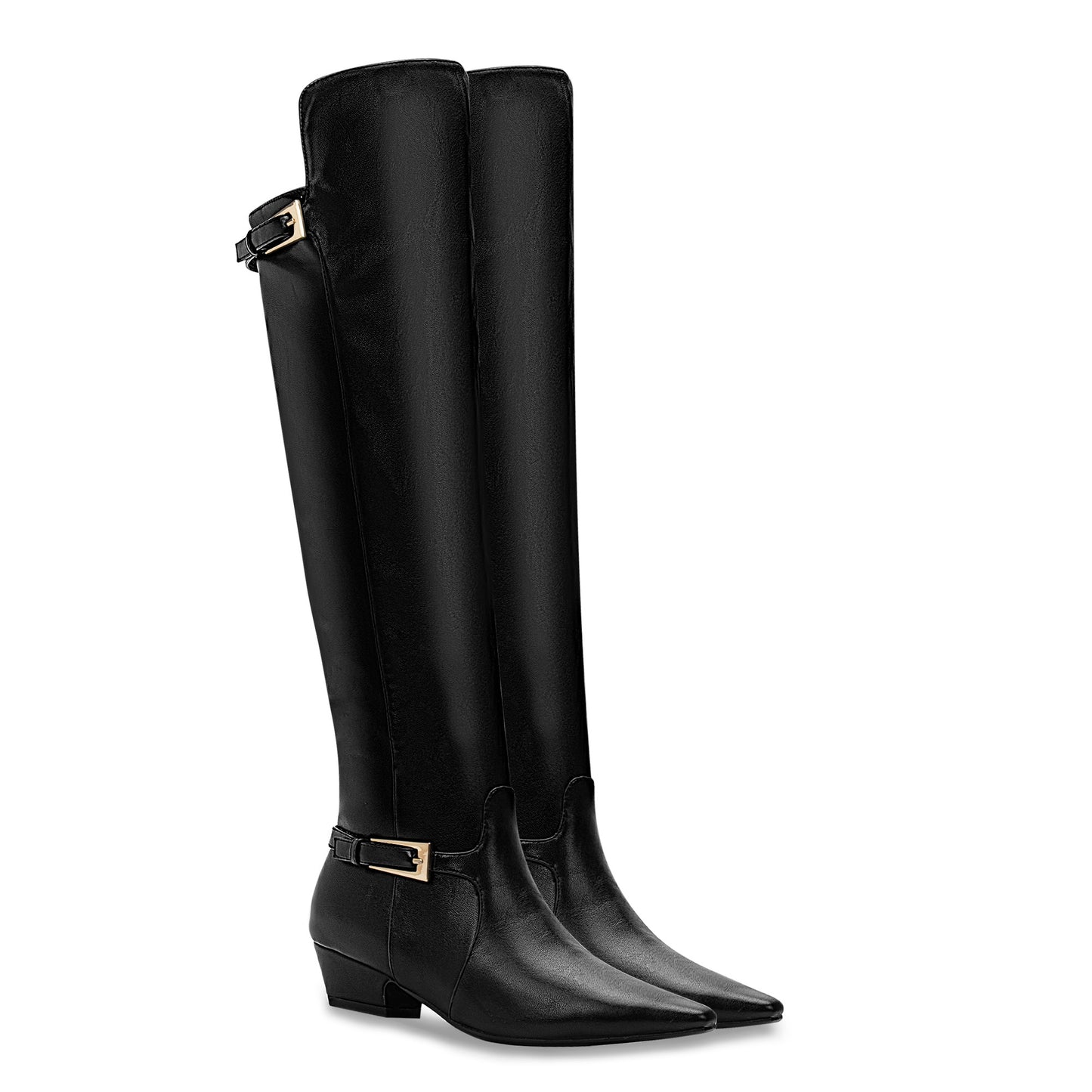 Women's Chunky High Dress Boots