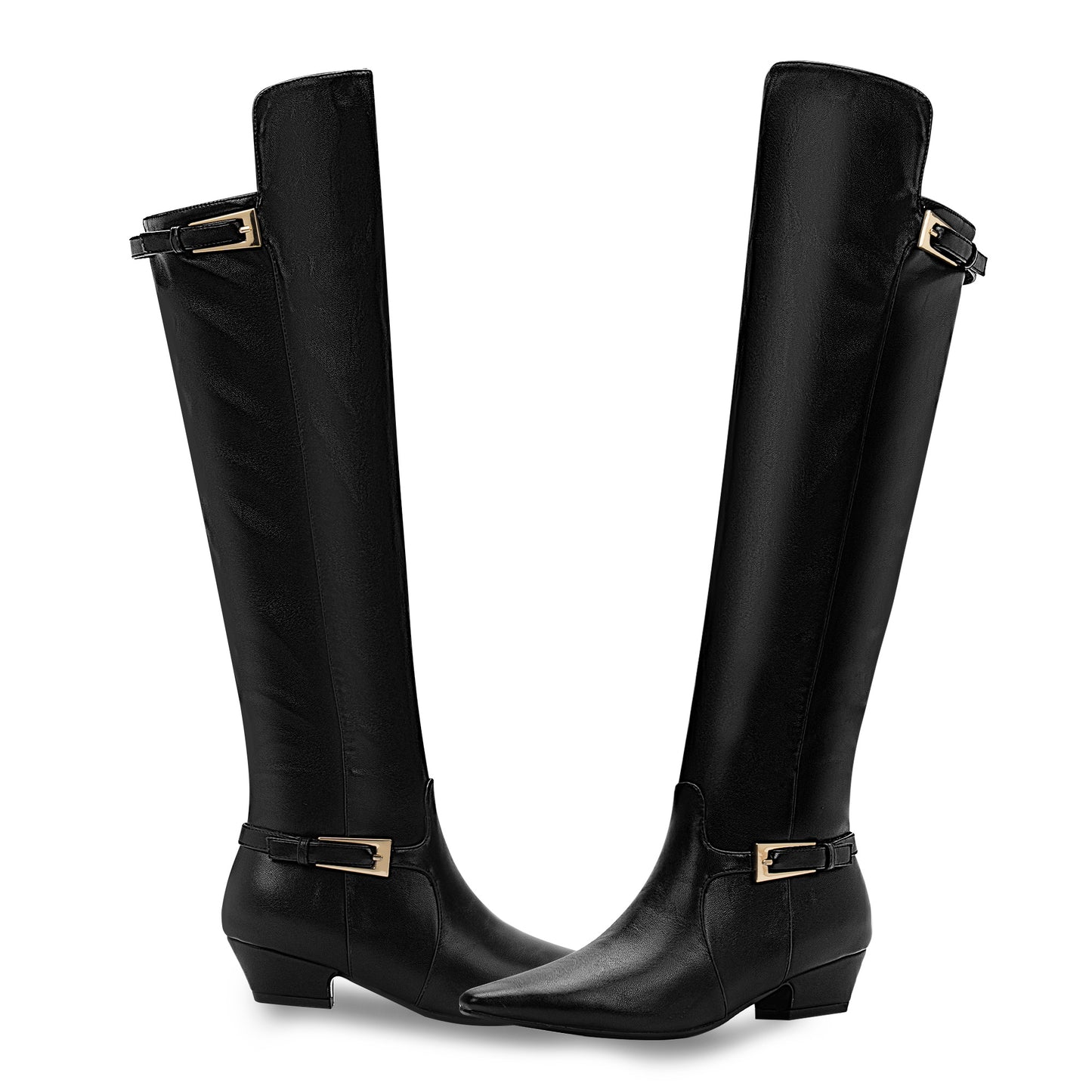 Women's Chunky High Dress Boots