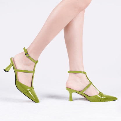 T-Strap kitten Heel