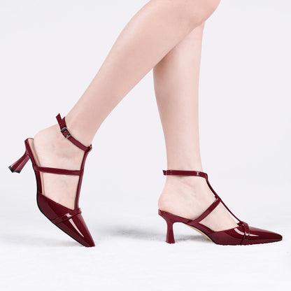 T-Strap kitten Heel