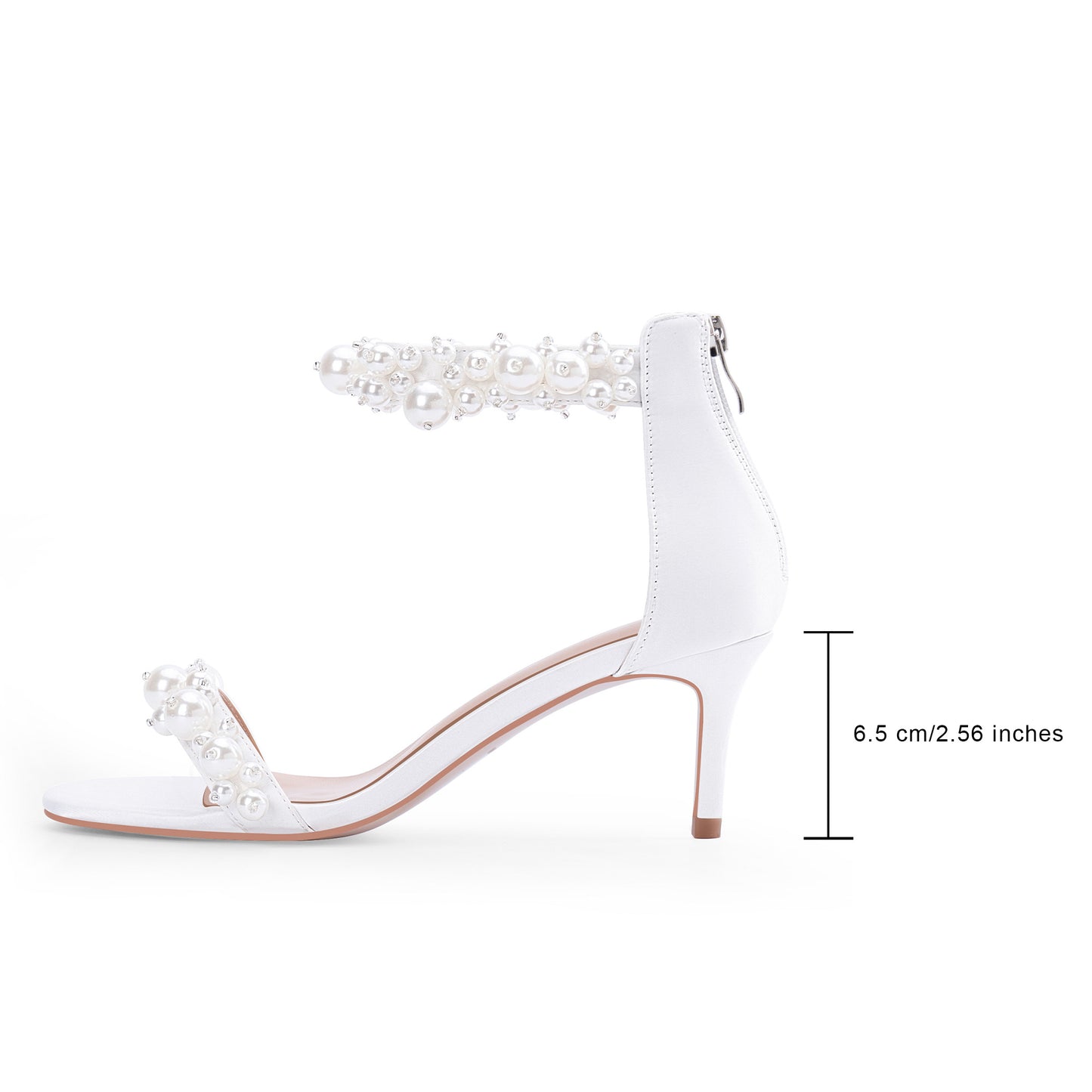 Women's Pearl Low Heel Heeled