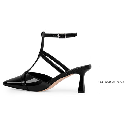 T-Strap kitten Heel