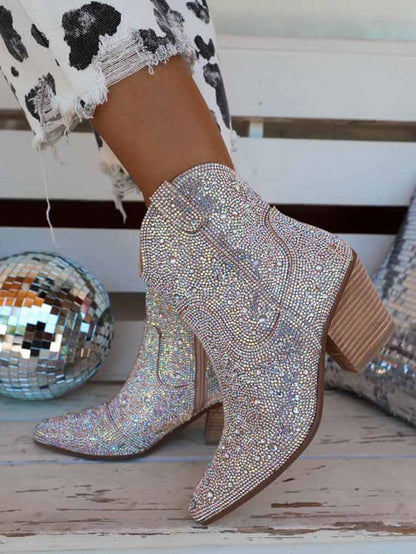 Diamond wedding boots