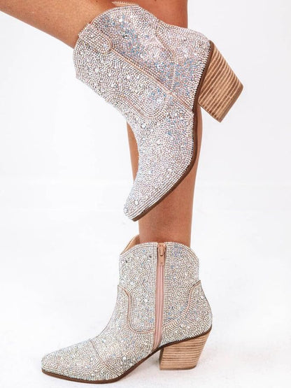 Diamond wedding boots