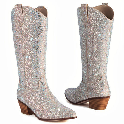 Diamond wedding boots